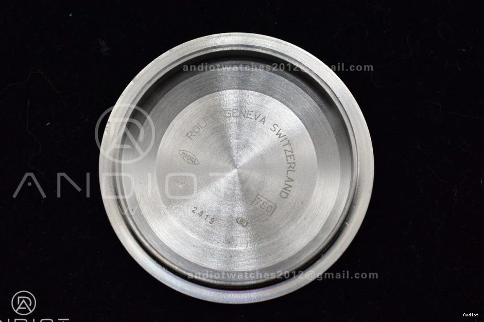 40 V2 Roman GMF SS Bracelet Steel Iced DayDate President On Dial Markers Blue A3255 904L 0309